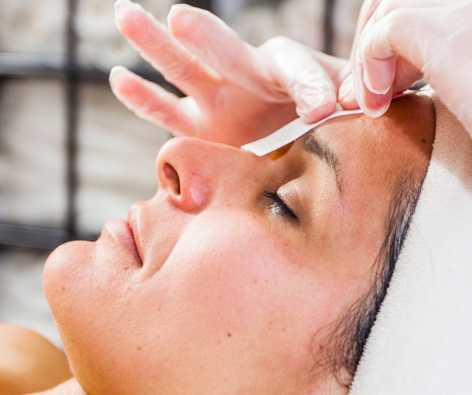 eyebrow waxing