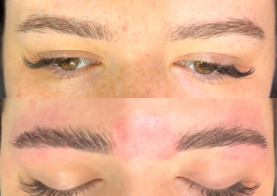 Brow lamination, fuller brows, brow shaping