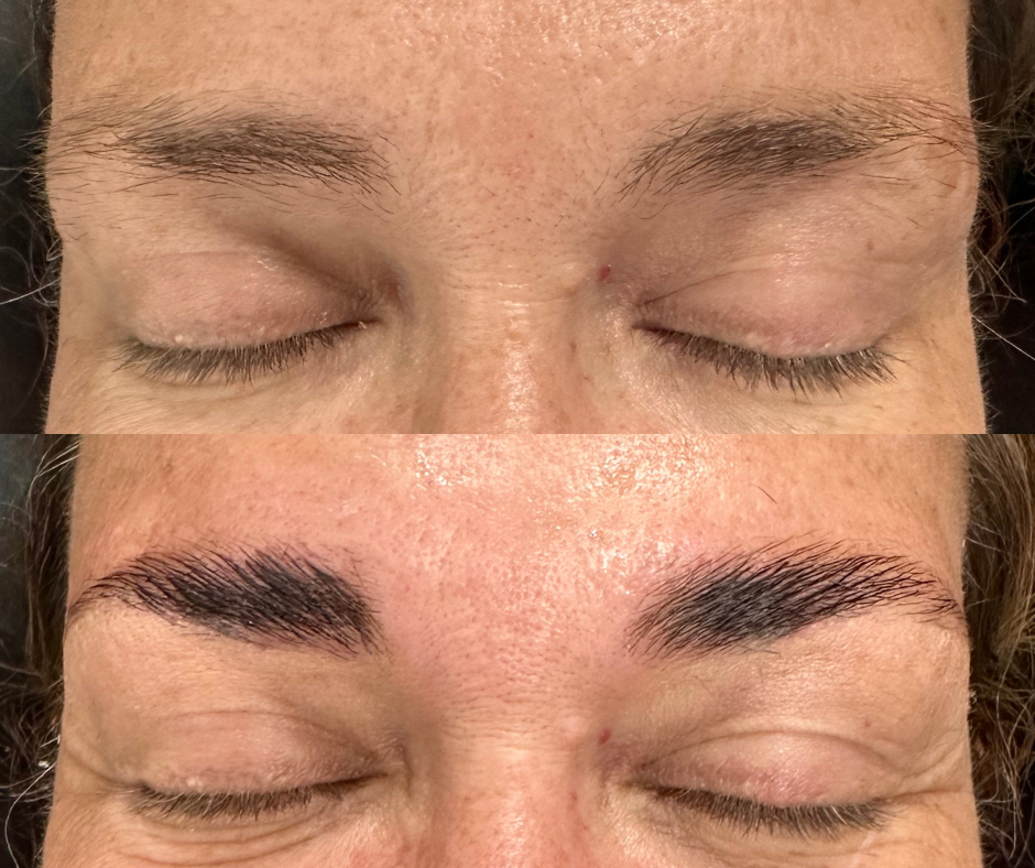 Henna and waxing, brow bundle, defined brows