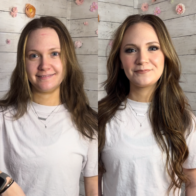 Transformations & Makeovers Full-service glam from hair to makeup for your next event