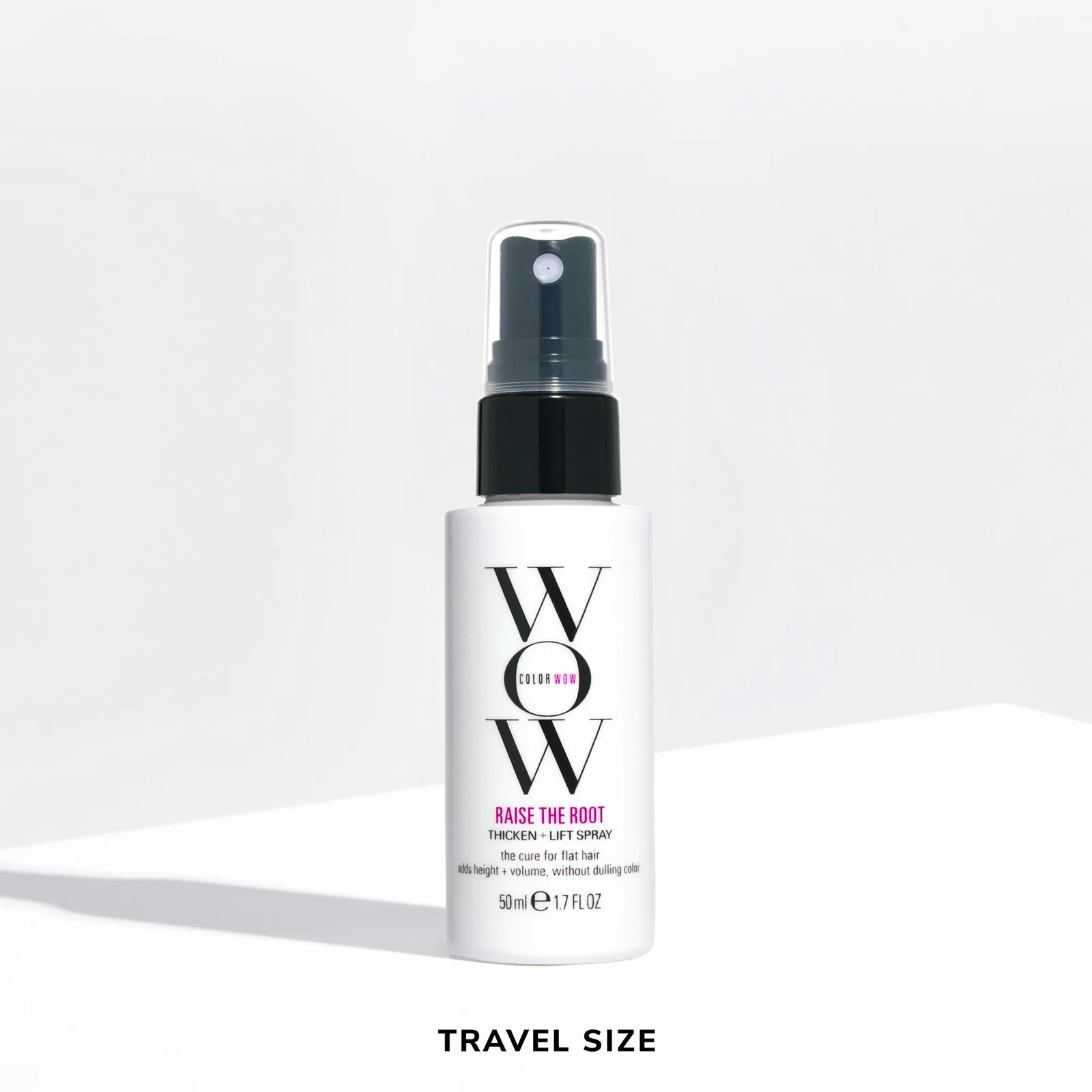 travel size of raise the root