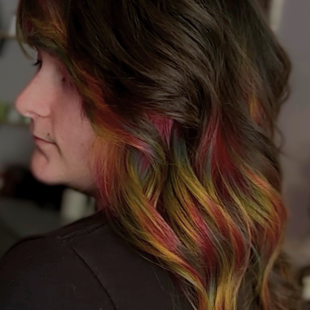 Box color, major color changes, vivid hair, or a complete transformation