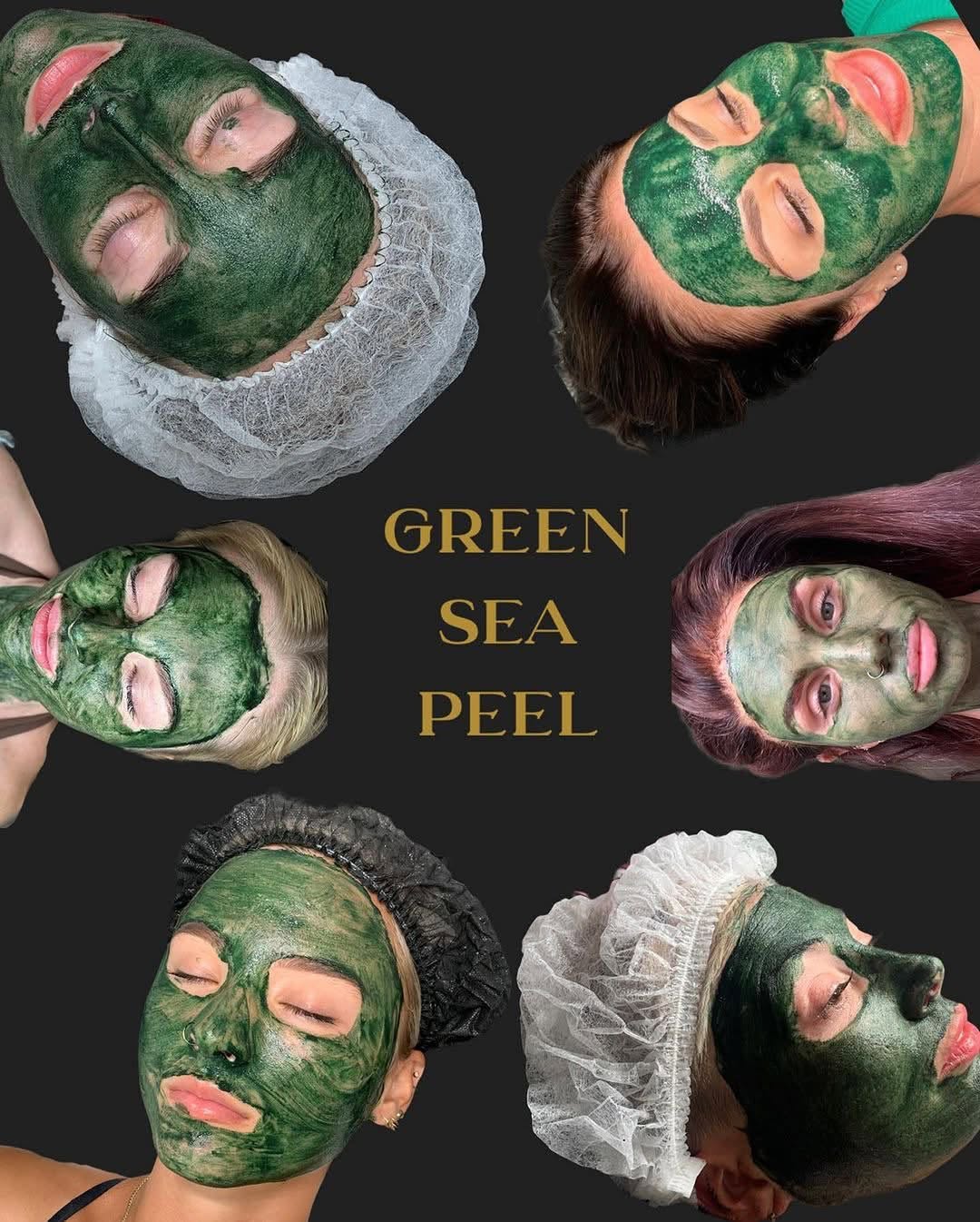 KRX Korean Green Sea Peel corrective skin treatment with Shelby