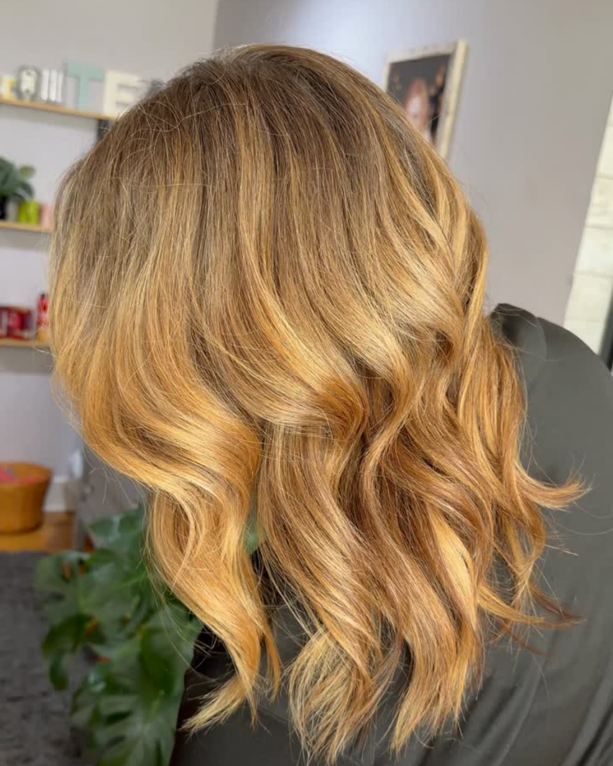 Finished blowout and thermal style by Chloe at SR Studio